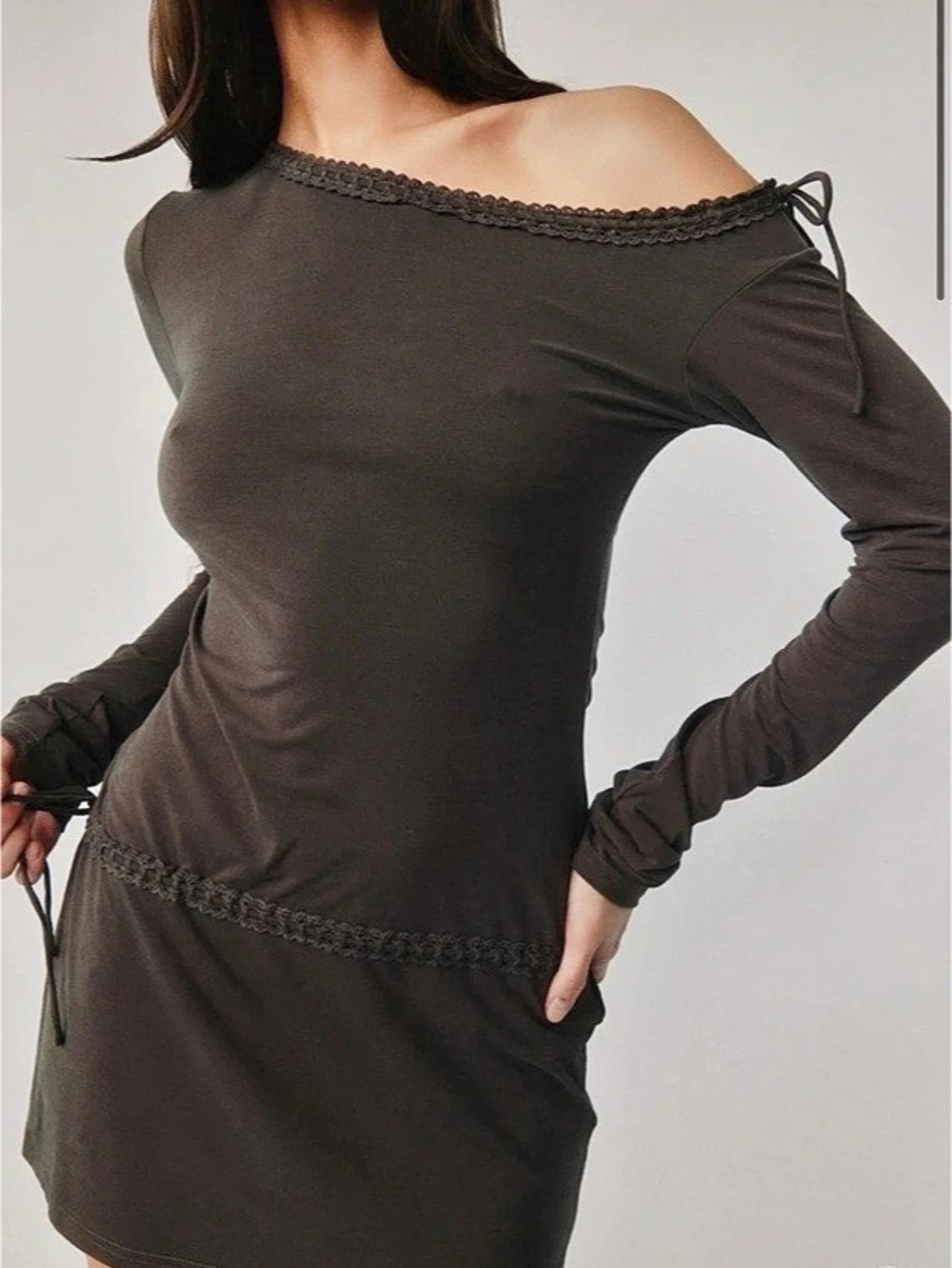 With Jean Marga Dress Mini Dress in Brown